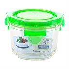 Lekdicht glazen bakje groen deksel 165 ml Glasslock