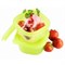 2 Siliconen bewaarbakjes lekdicht Lime 180ml Kooleco