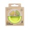 Food huggers en deksels set geel bewaren van fruit Food Huggers