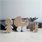 Houten speelgoed set met meisje en dieren Pinch toys