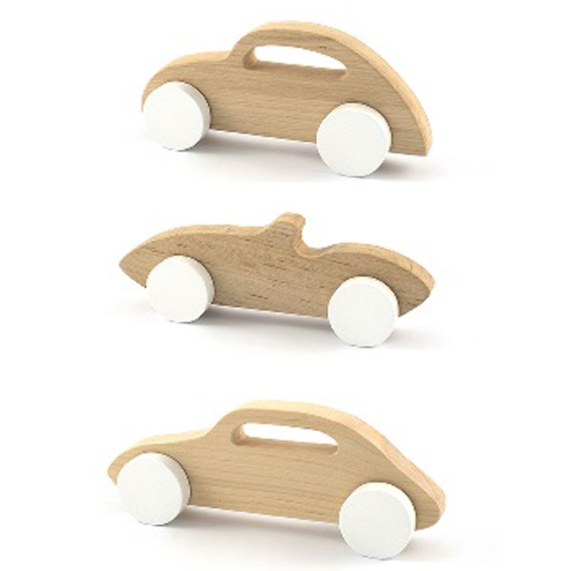 Houten auto speelgoed en decoratie set Sport Pinch toys Houten Speelgoed | Yestoys