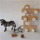 Speelgoed auto set van hout Pinch toys