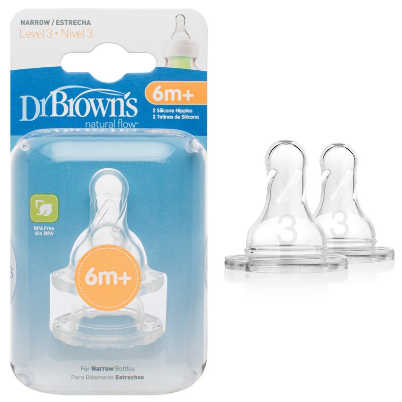 Wantrouwen Bestuiver zuurgraad Dr. Brown's spenen voor Options+ anti collic smalle hals fles