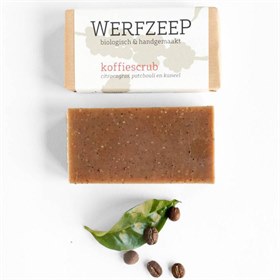 Plantaardige scrubzeep Koffie Werfzeep