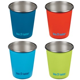 Image of 4 x Gekleurde RVS Pint Cup Beker 296 ml - 296 ml