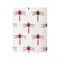 Boodschappentas biokatoen 41 x 35 cm Dragonfly red Tranquillo