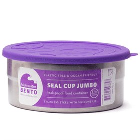 Image of Seal Cup Jumbo Lekdichte en Plasticvrije Trommel RVS 18 cm