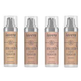 Natuurlijke liquid foundation hyaluron Lavera make up