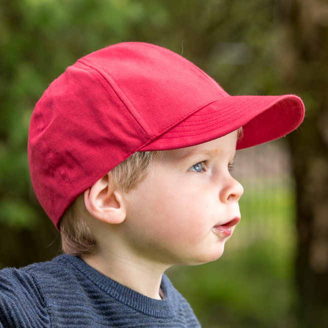 Uitgaven investering einde Petje Biokatoen met UV Bescherming Diverse Kleuren Rood Pickapooh gemaakt  in Europa