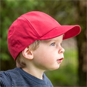 Image of Petje Biokatoen met UV Bescherming Diverse Kleuren - Rood