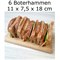 Lekdichte RVS Broodtrommel Rechthoekig 18x13x7,5 EcoLunchbox