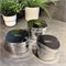 Vierkante RVS Trommels Bankura Set van 3 A Slice of Green