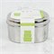 Vierkante RVS Trommels Bankura Set van 3 A Slice of Green