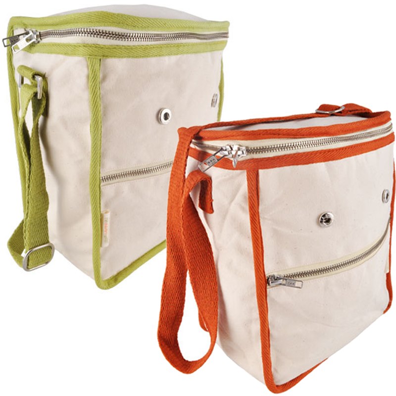 bizon Top voorbeeld Plasticvrije Koeltas Biokatoen en Wol 27x23x14 Life Without Plastic  biokatoen lunchtas