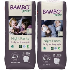 Bambo Nature Dreamy Eco Nachtluiers van 15-50 kg Girl