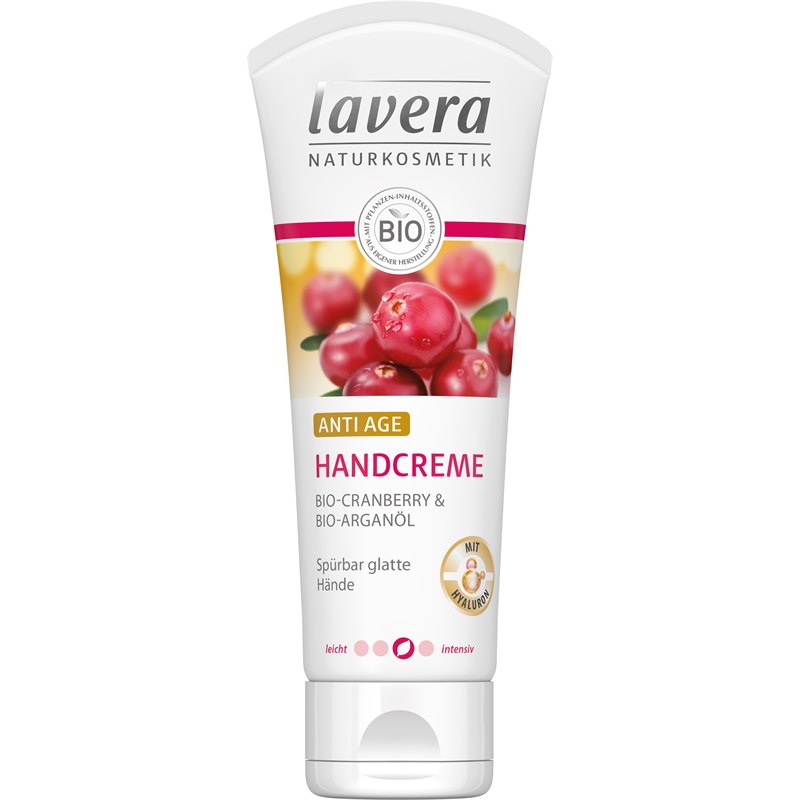 Anti-ageing Handcrème Lavera natuurlijke ingrediënten