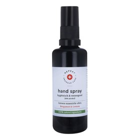 Image of Hand Spray met 80 Procent Alcohol en Essentiële Oliën - Bergamot - Lemon