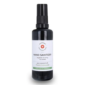 Hand spray met 80 procent alcohol en essentiele olien Clove - Frankincense 50ml