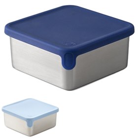 RVS Lekdicht Bakje Big Square Dipper voor Shuttle en Launch 10x10x5 PlanetBox