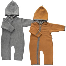 Jumpsuit biologische katoen fleece Popolini