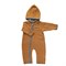 Jumpsuit biologisch katoen fleece Geel Popolini