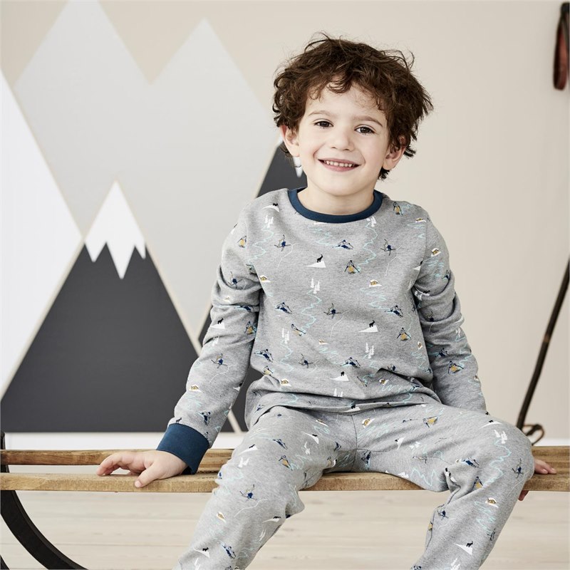 Warme pyjama voor kinderen en peuters biologische duurzame geschenken 160 bijpassende familiesets vakantiepyjama's Kleding Unisex kinderkleding Pyjamas & Badjassen Pyjama Kleurstofvrij natuurlijk 