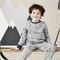 Kinderpyjama biologisch katoen GOTS Grijs-Blauw Living Crafts