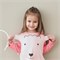 Tweedelige kinderpyjama schaap biologisch katoen Roze Living Crafts