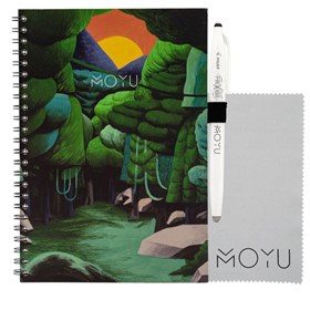 Uitwisbaar Notitieboek Herbruikbaar van Steenpapier A5 Funky Forest Moyu