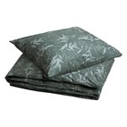 Sale 200x220 Dekbedovertrek Biologisch Percal Katoen Olive Leaf Yumeko