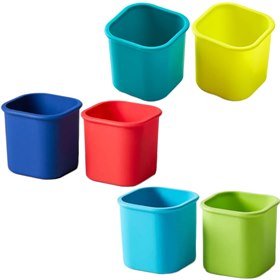 Siliconen Bakjes Pods voor Shuttle en Launch 5 cm hoog set van 2