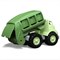 Groene speelgoedwagen van veilig materiaal