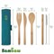 Bestek set van biologisch bamboe met handig etui Bambaw
