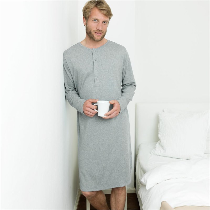 gedragen onregelmatig Normaal gesproken Pyjama Man en Vrouw Nachthemd Lange Mouw Biologisch Katoen Living Crafts