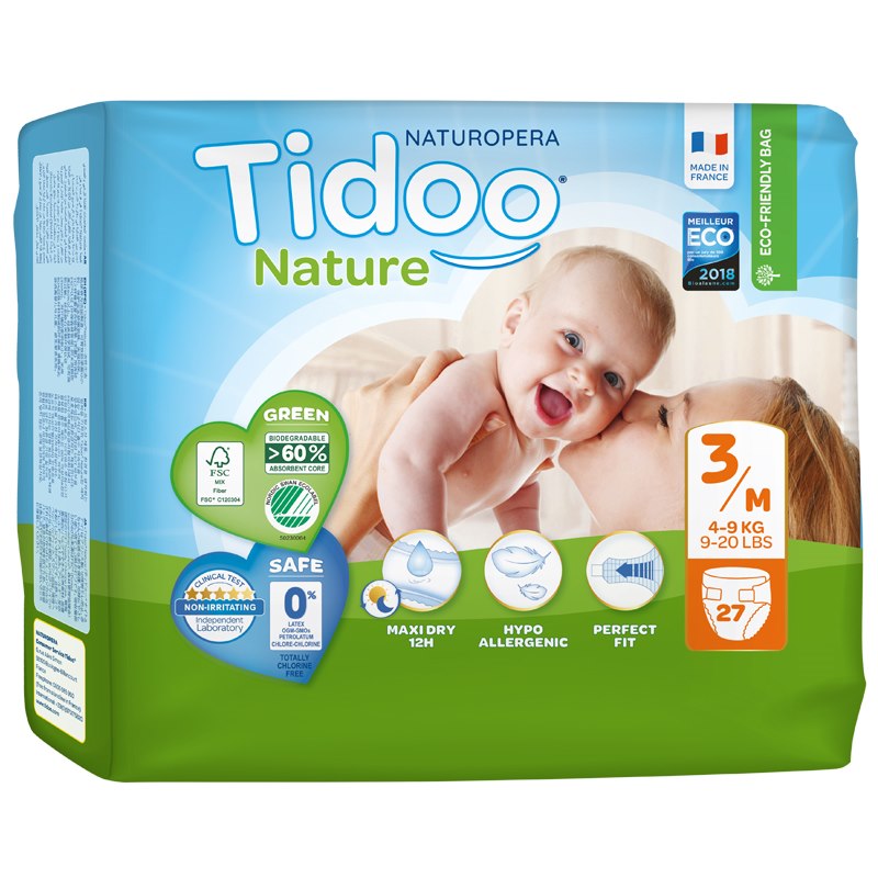 LILLYDOO Green milieuvriendelijke luiers, maat 7 (15 kg), maanddoos (105 luiers) (FSC Mix
