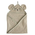 Badcape met Capuchon voor baby's van Organisch Badstof Katoen 72 x 72 cm Roommate