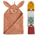 Badcape met Capuchon van Badstof Biologisch Katoen 72 x 72 cm Roommate