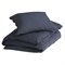 Sale 200x220 Dekbedovertrek Jersey Biokatoen Donkerblauw Yumeko