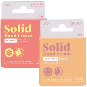Navulling Solid Handcrème 4 People Who Care 30 gr Plasticvrij