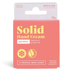 Navulling Solid Handcrème 4 People Who Care 30 gr Plasticvrij