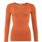 Longsleeve Ronde Hals Biologische Wol Katoen Vrouw Living Crafts Potter's clay
