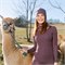 Longsleeve Ronde Hals Biologische Wol en Biokatoen Vrouw Living Crafts