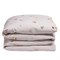 Dekbedovertrek Bio Katoen Satijn met Dieren Design 140x220 Little fox mauve Yumeko