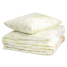 Dekbedovertrek Bio Katoen Satijn met Print Cosmea Yumeko