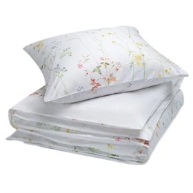 Dekbedovertrek Bio Katoen Satijn met Print Wild Flowers Yumeko