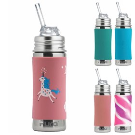 RVS Rietjesbeker zonder Plastic met Free Flow Rietje 325 ml Pura