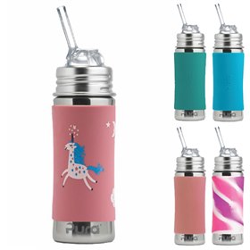 RVS Rietjesbeker zonder Plastic met Free Flow Rietje 325 ml Pura