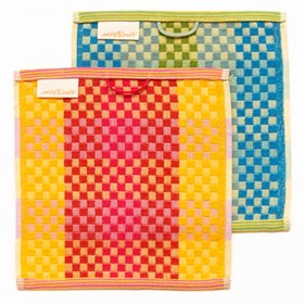 Twee 30x30 Doekjes van Katoen Restanten Serie 38