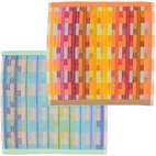 Twee 30x30 Doekjes Basket van Katoen Restanten Foekje Fleur