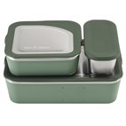 Food Box Gerecycled RVS Trommels Lekdicht Plasticvrij Set van 3 Klean Kanteen